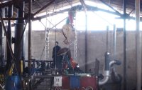 Монтаж пиролизной установки в г. Равда, Болгария
