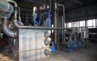 Low-temperature pyrolysis plant